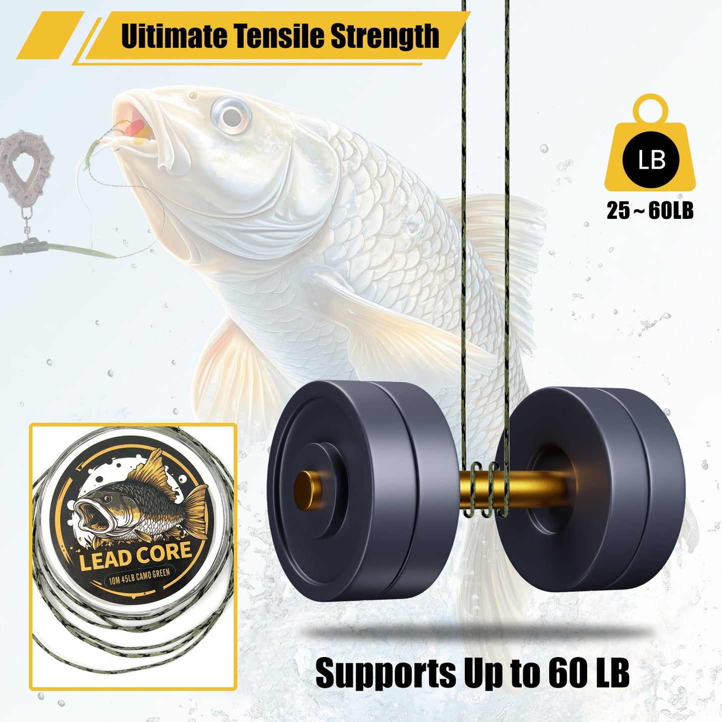 Lead Core Carp Fishing Line